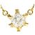Autre Marque Halskette aus 18K Gelbgold mit Diamant Golden