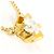 Autre Marque Halskette aus 18K Gelbgold mit Diamant Golden - Ansicht 3