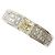 Autre Marque Bague Anneau en Platine avec Diamant Jaune