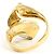Autre Marque Anello fede in platino PT900 e oro giallo 18K con diamante D'oro - vista 4