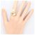Autre Marque Anello fede in platino PT900 e oro giallo 18K con diamante D'oro - vista 6