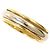 Autre Marque 18K Goldring Weißgold und Gelbgold Golden