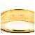 Autre Marque 18K Goldring Weißgold und Gelbgold Golden - Ansicht 4