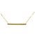 Autre Marque Collar de oro amarillo de 18K Dorado