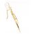 Autre Marque Pendientes colgantes de oro amarillo 24K K24 Dorado - vista 2