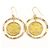 Autre Marque Pendientes colgantes de oro amarillo 24K K24 Dorado - vista 3