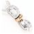 Autre Marque Collana in oro bianco 14K con zircone cubico D'oro - vista 2