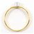 Autre Marque Anello fede in oro giallo 18K e platino con diamante D'oro - vista 3