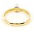 Autre Marque Anello fede in oro giallo 18K e platino con diamante D'oro - vista 4
