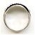 Autre Marque Anello fede in oro bianco 14K con diamante nero D'oro - vista 3
