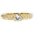 Autre Marque Anello fede in oro giallo 18K e diamanti D'oro