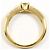 Autre Marque Anello fede in oro giallo 18K e diamanti D'oro - vista 3