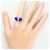 Autre Marque Bandring aus 18K Gelbgold mit Diamant und Lapislazuli Golden - Ansicht 6