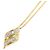 Autre Marque Colar elegante em ouro 18K com diamante Dourado