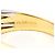 Autre Marque Ehering aus Platin und Gelbgold mit Diamant Golden - Ansicht 5