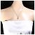 Autre Marque Colar em ouro branco 18K com diamante Dourado - vista 6