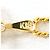 Autre Marque Colar em ouro amarelo 18K com opala Dourado - vista 5