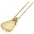 Autre Marque Halskette aus 18K Gelbgold mit Opal und Diamant Golden