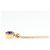 Autre Marque Collana in oro rosa 18K con tanzanite e diamante D'oro - vista 2