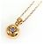 Autre Marque Collana in oro rosa 18K con tanzanite e diamante D'oro - vista 3