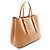 Bolso Tote Prada Triangle Logo Castaño - vista 2