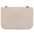 Chanel Vintage CC Stitch Flap Leather Mini Beige