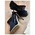 Stivaletti Fendi in denim e vernice nera peep-toe Nero Blu scuro - vista 2
