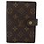 Copertina Agenda Louis Vuitton Monogram Canvas PM Marrone