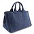 Prada Canapa Convertible Denim Medium con adornos de strass Azul - vista 3
