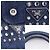 Prada Canapa Convertible Denim Medium con adornos de strass Azul - vista 7
