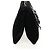 Chanel Camellia No.5 Chain Flap Velvet Large Schwarz - Ansicht 4