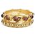 Chanel Set Bracciali Vintage Gripoix e Logo CC D'oro