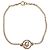 Christian Dior Vintage logo Metal Doré - vue 2