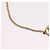 Christian Dior Vintage logo Metal Doré - vue 7