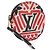 Portamonete rotondo Louis Vuitton Edizione Limitata Crafty Monogram Giant Rosso