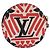 Portamonete rotondo Louis Vuitton Edizione Limitata Crafty Monogram Giant Rosso - vista 2