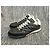 Chanel Sneaker aus gestepptem Leder und Wildleder Schwarz Weiß - Ansicht 3
