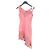 Abito asimmetrico Moschino Jeans Rosa