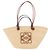 Loewe Anagram Basket Raffia Small Beige