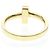 Tiffany & Co. T1 Ring 18K Gelbgold mit Diamanten Narrow Golden - Ansicht 2