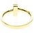 Tiffany & Co. T1 Ring 18K Gelbgold mit Diamanten Narrow Golden - Ansicht 7