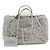 Balenciaga Papier A6 Zip Around Classic Studs Shearling Braun