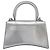 Balenciaga Hourglass Top Handle Leather Small Silber - Ansicht 2