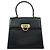 Salvatore Ferragamo Convertible Top Handle Leather Nero