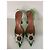Amina Muaddi Sandali Slingback Begum Verdi Verde - vista 2