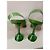 Amina Muaddi Sandali Slingback Begum Verdi Verde - vista 5