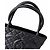 Chanel Shopping Bag aus gestepptem Leder Schwarz - Ansicht 2