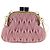 Borsa a tracolla Miu Miu Matelassé in pelle rosa oro autentica 204496SAM D'oro - vista 2