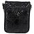 Borsa Christian Dior Chain Cannage in pelle verniciata nera argento Auth 205445V Nero - vista 3