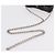 Borsa Christian Dior Chain Cannage in pelle verniciata nera argento Auth 205445V Nero - vista 7